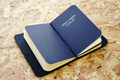 Never-ending journal, this photo shows one of the inner notebook with the title What times lunch?