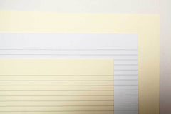 A3 and A4 lined paper for bookbinding from Bookshell Bindery