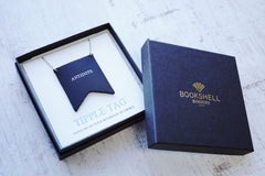 Personalised decanter labels from Bookshell Bindery ready to gift in a beautiful gift box