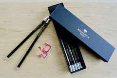 Custom pencils from Bookshell ready to gift in beautiful packaging, 'doodle time'